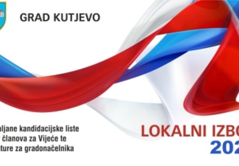 Pravovaljane kandidacijske liste za izbor članova za Vijeće te kandidature za gradonačelnika Kutjeva