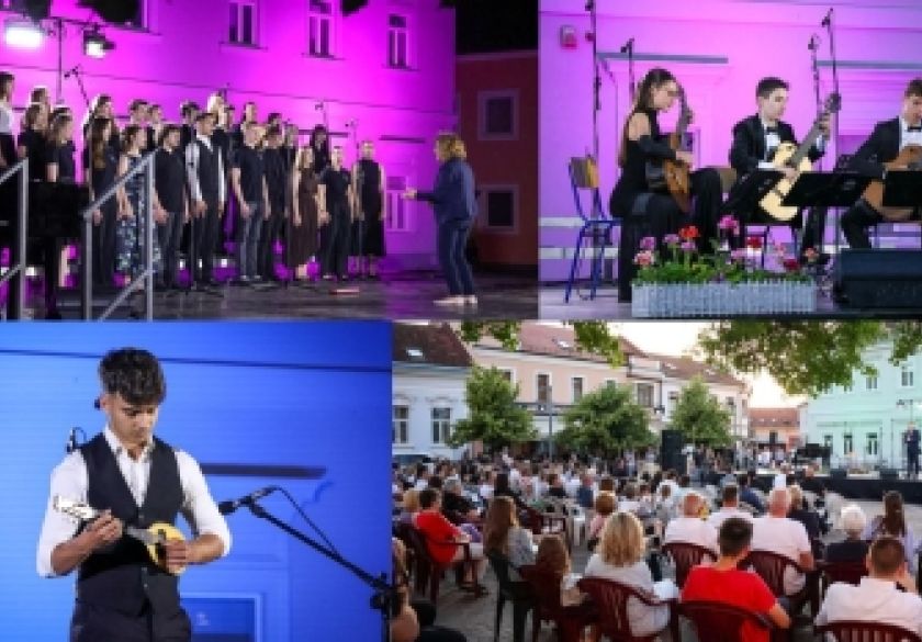Koncert ispred Katedrale oduševio Požežane dvosatnim glazbenim programom