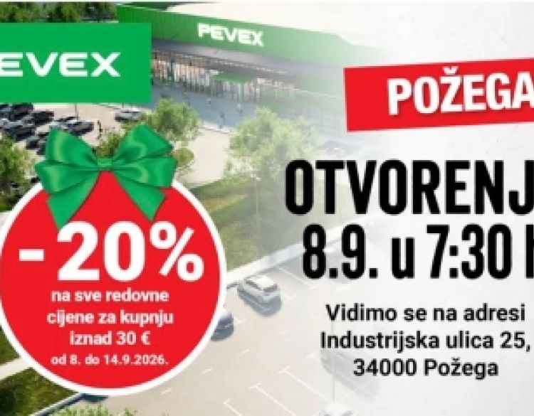 Otvorenje prodajnog centra PEVEX Požega