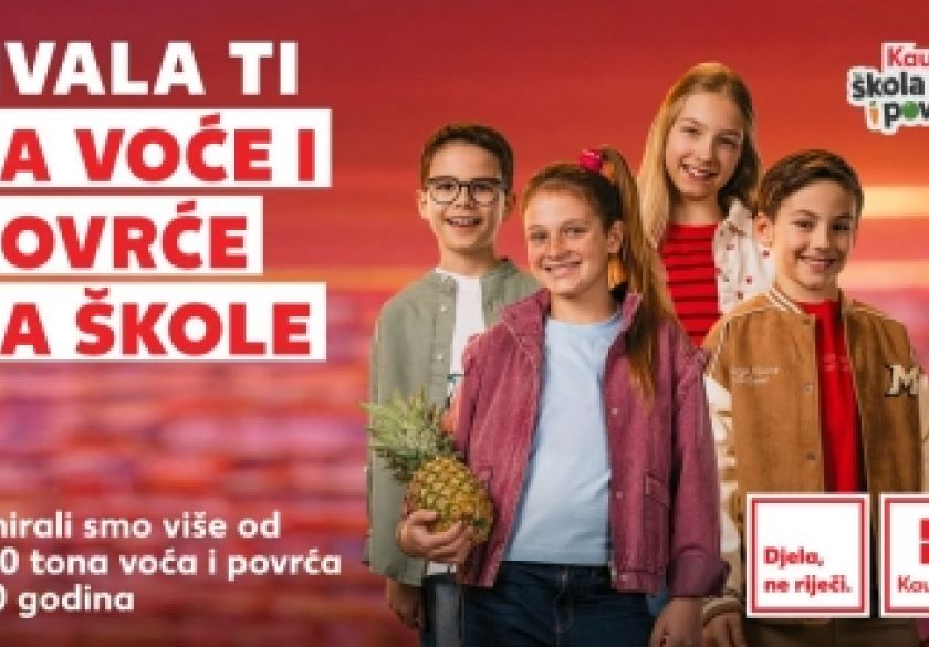 Besplatno voće i povrće iz Kauflanda: Odabrana Katolička osnovna škola u Požegi