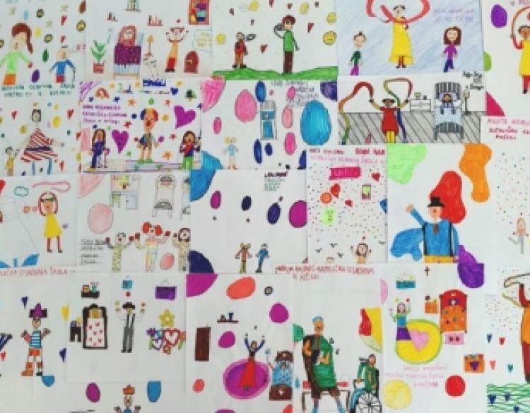 140 učenika iz Požeško-slavonske županije crtežima poručilo djeci u bolnicama: „Niste sami“