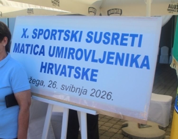 Održani 10. Sportski susreti Matica umirovljenika Hrvatske uz domaćinstvo Matice umirovljenika naše županije