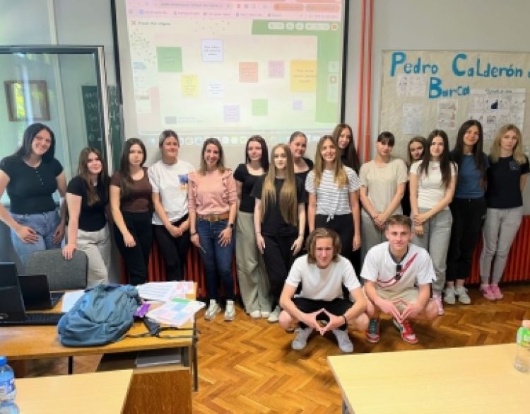 Španjolska profesorica u Ekonomskoj školi Požega održala radionice o mentalnom zdravlju i inkluziji
