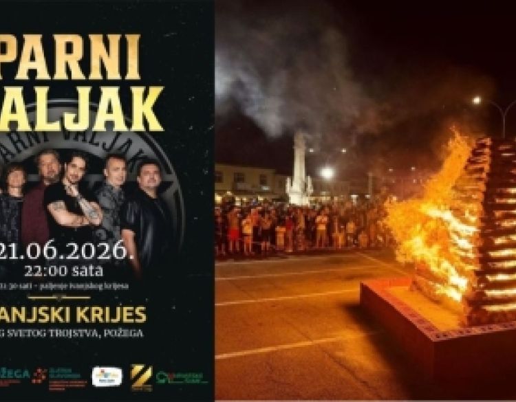 Ivanjski krijes uz Parni Valjak obilježava početak ljeta ove nedjelje
