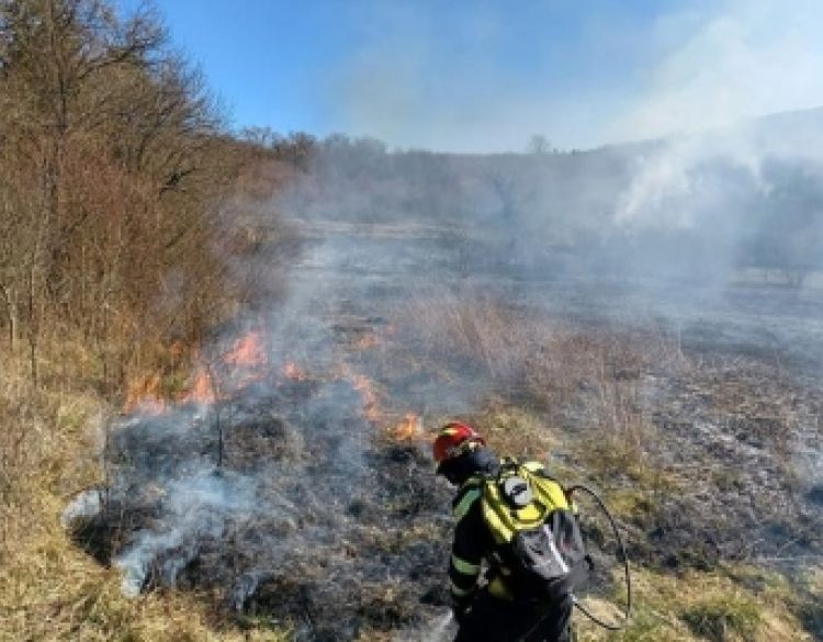 Požar na otvorenom prostoru dogodio se u blizini naselja Toranj - gorjela šikara i suha trava