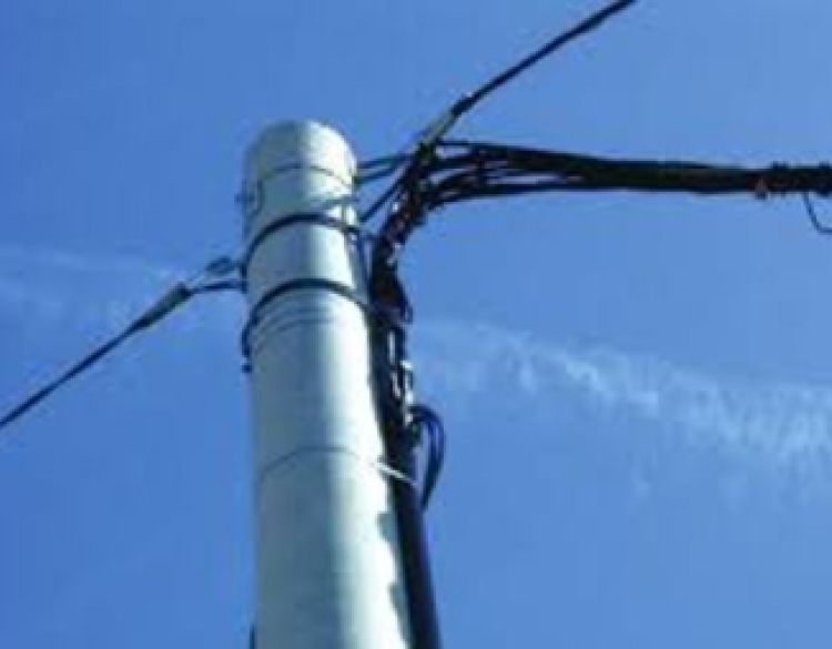 Došlo je do požara u Brestovcu na električnom vodiču na betonskom stupu HEP-a