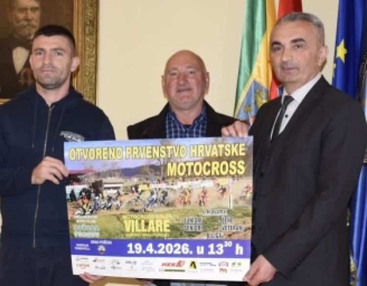 Najavljen prvenstvo RH u motocrossu na Villarama - očekuje se više od 150 vozača motora u nedjelju19. travnja u Požegi