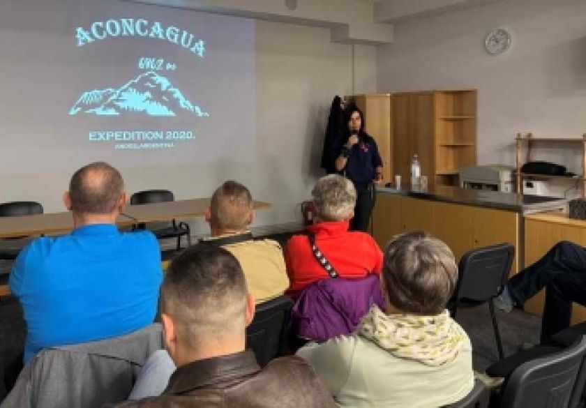 Multimedijalno predavanje o usponu na Aconcaguu, najviši vrh Južne i Sjeverne Amerike visok 6.962 mnv održala Marija Kelava iz PD Đakovo