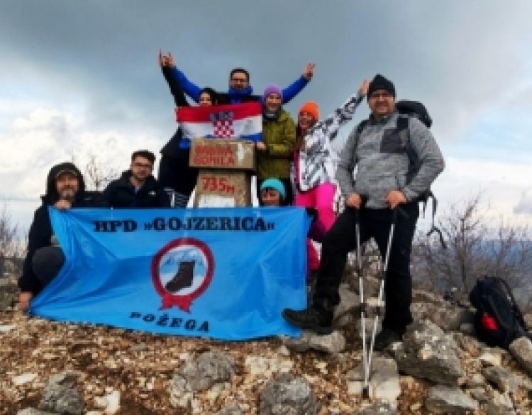 Prvi višednevni pohod HPD  „Gojzerica“ u Novoj godini preko BiH do morskih planina