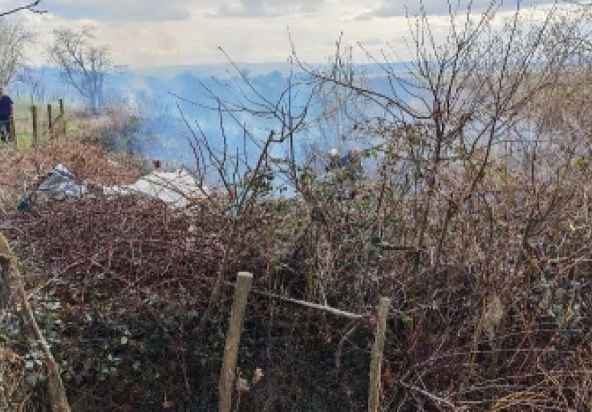 Spaljivao orezanu lozu u vinogradu pa se 28-godišnjaku požar oteo kontroli i prešao na susjedne poljoprivredne površine