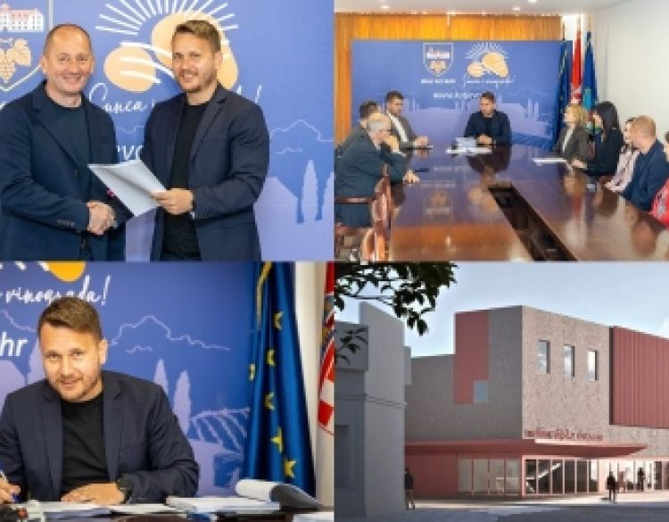 Kutjevo dobiva novi Dom kulture u centru grada na Trgu graševine - Potpisani ugovori za najveći projekt u povijesti grada