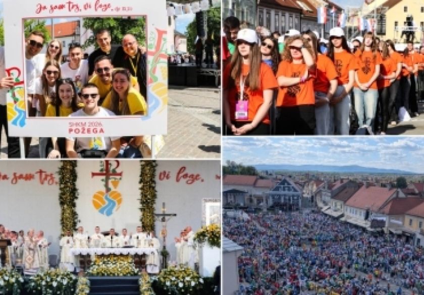 Dvanaest tisuća mladih u Požegi na povijesnom susretu Hrvatske katoličke mladeži iz cijele Hrvatske i inozemstva