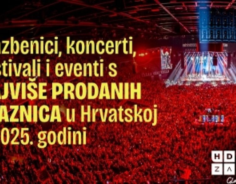 Bestseller liste otkrivaju tko su bili najpopularniji glazbenici i događanja uživo 2025. godine