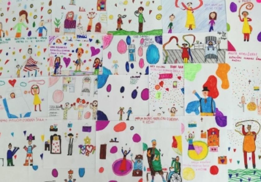 140 učenika iz Požeško-slavonske županije crtežima poručilo djeci u bolnicama: „Niste sami“