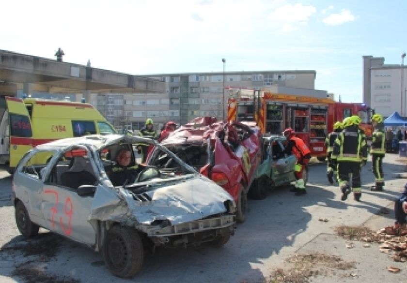 Terenska pokazna vježba Civilne zaštite Požega 2026. u kojoj sudjeluju sve žurne službe zaštite i spašavanja