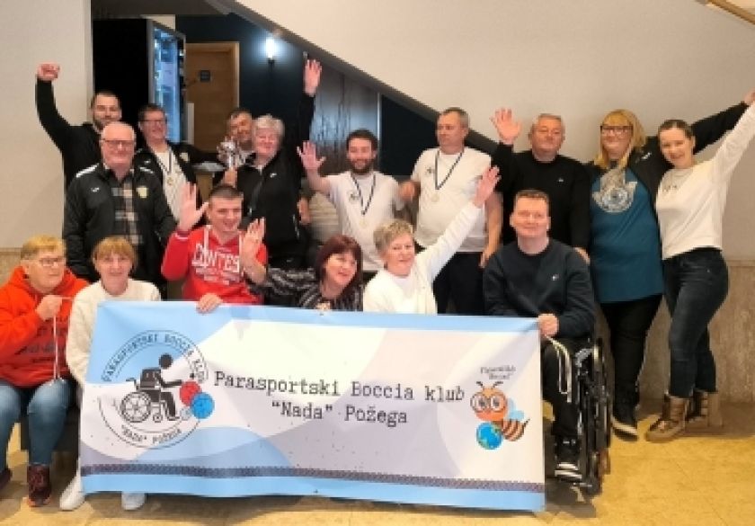 Parasportski boccia klub Požega sa Državnog natjecanja u Poreču donio zlato u ekipnoj kategoriji