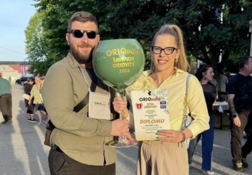 Vinarija Perak osvojila titulu šampiona festivala Oriovita 2026.
