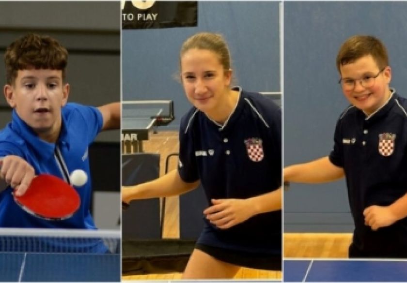 Troje stolnotenisača i trener STK Požega predstavljat će Hrvatsku na Europskom stolnoteniskom natjecanju 