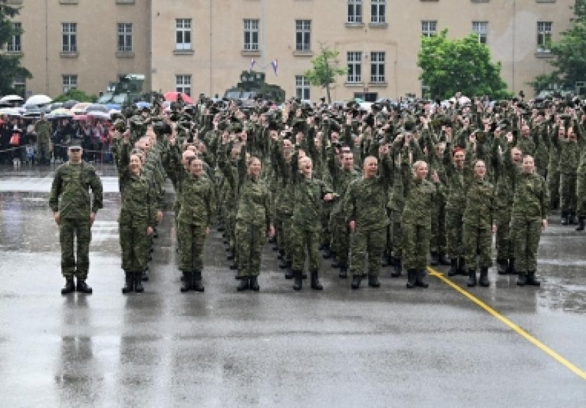 Domovini prisegnuli ročnici drugog naraštaja temeljnog vojnog osposobljavanja