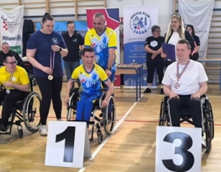 2. Prvenstveni turnir Hrvatske u Boccia sportu za osobe s invaliditetom - Matej Pernar osvojio brončanu medalju