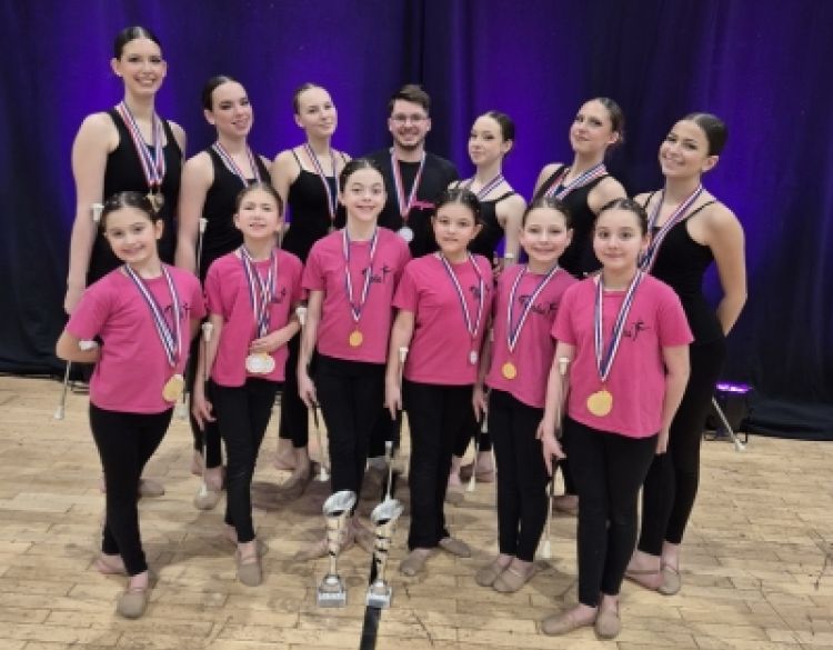 Twirling klub Požega ponovno u vrhu hrvatskog twirlinga