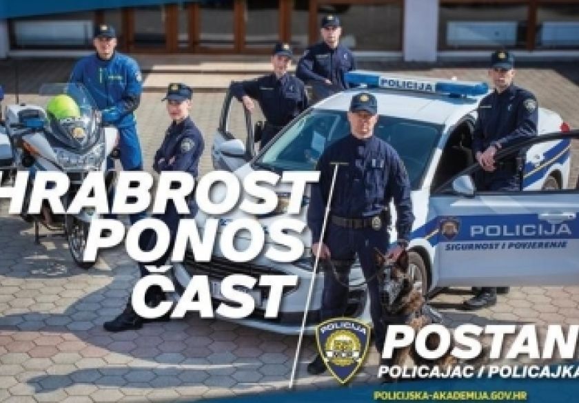 Dođite na Dan otvorenih vrata policije - petak 8. svibnja od 11,30 sati na platou ispred srednjih škola u Osječkoj ulici