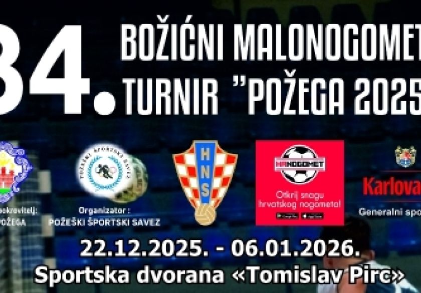 Počele prijave ekipa za nastup na 34. Božićnom malonogometnom turniru 