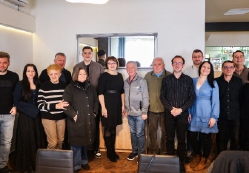 Povodom blagdana sv. Franje Saleškog zaštitnika novinara pleternička gradonačelnica Marija Šarić upriličila tradicionalni prijem za medije