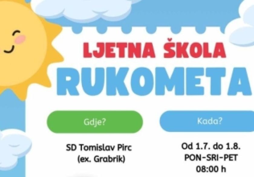 Ljetna Škola rukometa Sportskog društva 