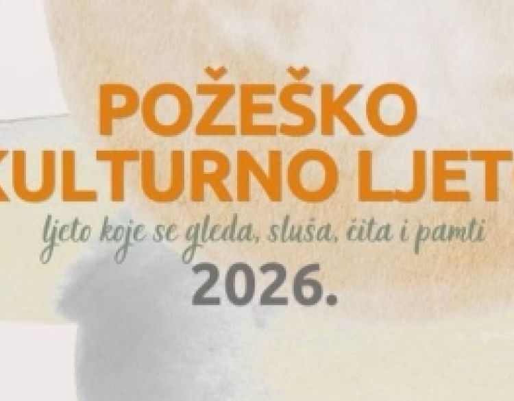 Požeško kulturno ljeto 2026. donosi program za sve generacije
