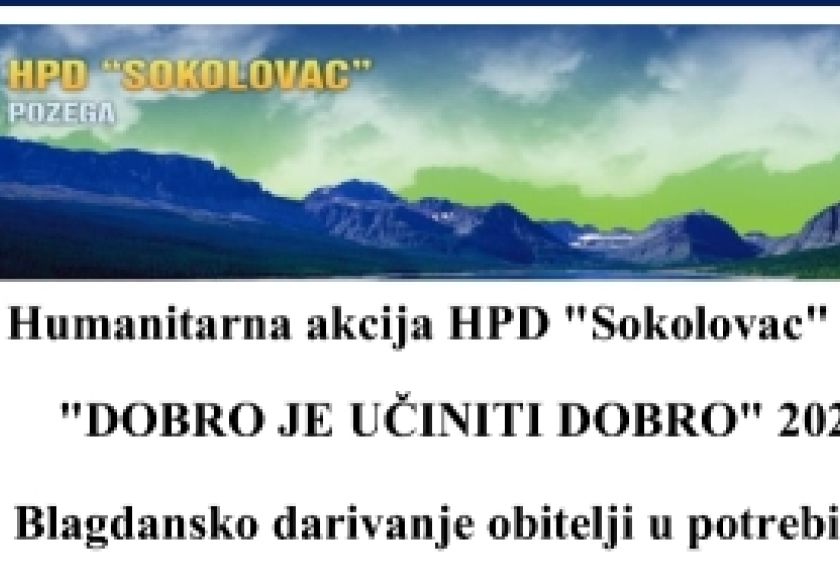 Najavljena Humanitarna akcija HPD 