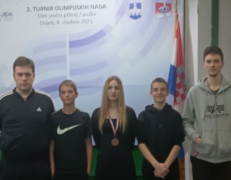 Streljački klub Požega na 2. Turniru Olimpijskih nada u gađanju zračnim oružjem u Osijeku