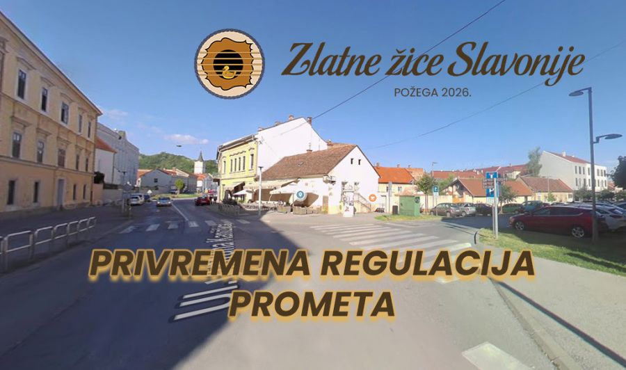 Prometne informacije za vrijeme festivala Zlatne žice Slavonije i utrke Požeška sedmica