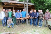 Lovna skupina sv. Huberta s veseljem na Gradskim Vrhovcima dočekala otvaranje lovne sezone nakon korone