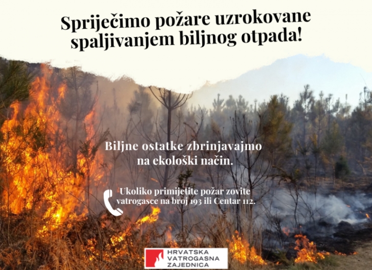 Spriječimo požare otvorenog prostora brigom o okolišu