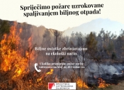 Spriječimo požare otvorenog prostora brigom o okolišu
