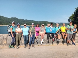 Planinari HPD Gojzerica Požega na jednodnevnoj avanturi oko Lokvarskog jezera