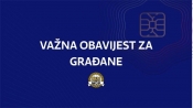 VAŽNA OBAVIJEST ZA GRAĐANE: Zahtjevi za izdavanje e-osobne iskaznice zaprimaju se do četvrtka, 29. srpnja 2021. do 15 sati