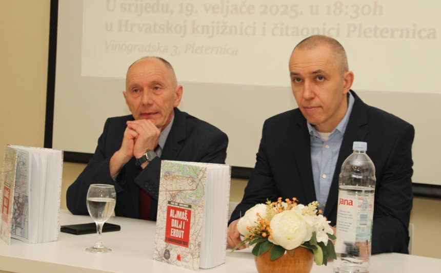 Predstavljena knjiga "Aljmaš, Dalj i Erdut u Domovinskom ratu" autora Frane Tokića umirovljenog brigadira HV