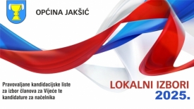 Pravovaljane kandidacijske liste za izbor članova za Vijeće te kandidature za načelnika Jakšića