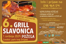 Za 6. Roštiljadu Grill Slavonica u požeškom Parku kraj Orljave još više vrijednih nagrada za najbolje roštilj majstore