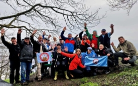 Po najvišim vrhovima Papuka HPD Gojzerica ugostila planinare PD Kablar Čačak