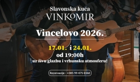 VINCELOVO 2026. U RESTORANU SLAVONSKA KUĆA VINKOMIR