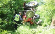 U slijetanju traktora teško ozlijeđen 62-godišnjak
