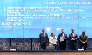 Požeško-slavonskoj županiji više od osam milijuna eura za obnovu i dogradnju osnovnih škola