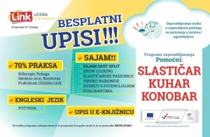 Poziv za programe osposobljavanja u sektoru turizma i ugostiteljstva u organizaciji Učilišta Link