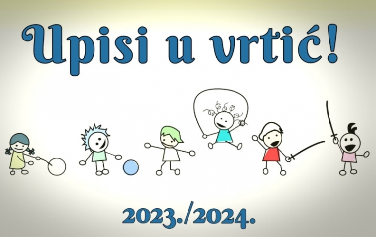 Javna objava upisa djece u dječje vrtiće za pedagošku godinu 2023./2024. na području grada Požege