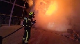 U Alagincima je došlo do požara u mobilnom silosu u vlasništvu obrta s područja Požege