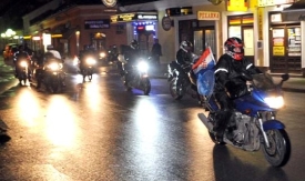 Krenula moto karavana sjećanja – od Prevlake do Vukovara - u Požegi u subotu 16. studenog u večernjim satima