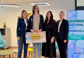 Savjet mladih Požeško-slavonske županije nagradio najboljeg srednjoškolca besplatnim polaganjem vozačkog ispita